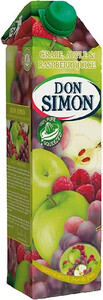 Don Simon, Pure Squeezed Grape, Apple & Raspberry Juice, Tetra Pak, 1 л