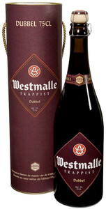 Westmalle, Trappist Dubbel, in gift tube, 0.75 л