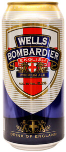 Wells Bombardier Premium Bitter, in can, 0.5 л