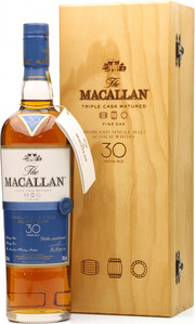 In the photo image Macallan Fine Oak 30 Years Old, with box, 0.7 L