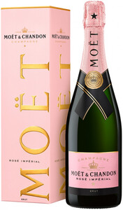 Шампанське Moet & Chandon, Brut Imperial Rose, gift box