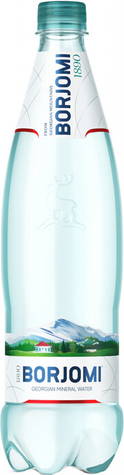 На фото изображение Боржоми, в пластиковой бутылке, объемом 0.75 литра (Borjomi, PET 0.75 L)