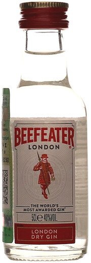 На фото изображение Beefeater, 0.05 L (Бифитер объемом 0.05 литра)