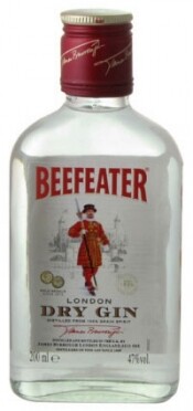 На фото изображение Beefeater, 0.2 L (Бифитер объемом 0.2 литра)