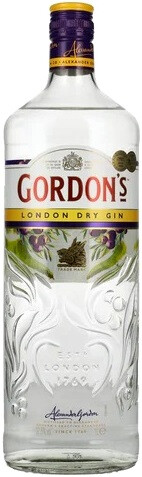 На фото изображение Gordons, 1 L (Гордонс объемом 1 литр)