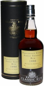 Bristol Classic Rum, Providence Estate Finest Trinidad Rum, 1990, gift tube, 0.7 L