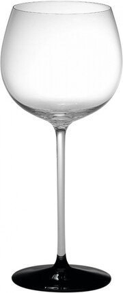 На фото изображение Riedel, Sommelier Black Tie Montrachet (Chardonnay), gift tube, 0.5 L (Соммелье Блэк Тай Монраше (Шардоне), в подарочной тубе объемом 0.5 литра)