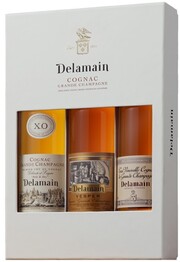 Коньяк Delamain, Trio (Pale & Dry, Vesper, Tres Venerable), gift set in box, 200 мл
