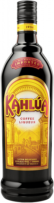 На фото изображение Kahlua, 0.7 L (Калуа объемом 0.7 литра)