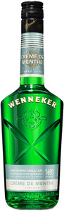 Травяной ликер Wenneker, Crème de Menthe, 0.7 л