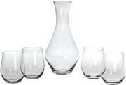 На фото изображение На фото изображение Riedel, O Viognier/Chardonnay, set of 4 glasses & decanter (O, Набор бокалов Вионье/Шардоне & декантер, 5 шт)