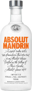 Пшеничная водка Absolut Mandrin, 0.7 л