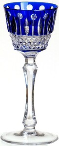 Ajka Crystal, St. Louis Cobalt Blue, Wine Stemglass, 220 мл