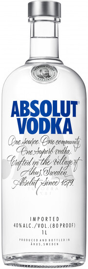 In the photo image Absolut, 1 L