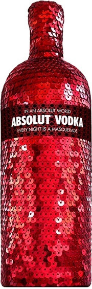 In the photo image Absolut  Masquerade, 0.75 L