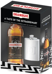 Лікер Drambuie, gift set with flask, 0.7 л