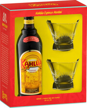 In the photo image Kahlua, gift box with 2 glasses, 0.7 L