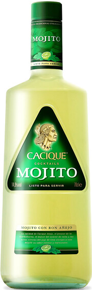 На фото изображение Cacique Mojito, 0.7 L (Касике Мохито объемом 0.7 литра)