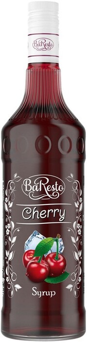На фото изображение BaResto, Cherry, 1 L (БаРесто, Вишня объемом 1 литр)
