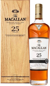 Виски The Macallan 25 Year Sherry Oak, wooden box, 0.7 л