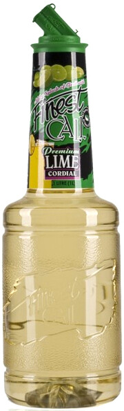 На фото изображение Finest Call, Lime Cordial, 1 L (Файнест Колл, Лайм Кодиэл объемом 1 литр)