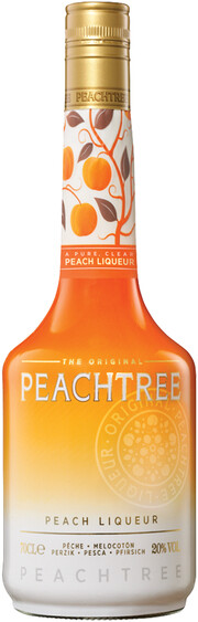 На фото изображение De Kuyper, Peach Tree, 0.7 L (Де Кайпер, Пич Три (Персиковое дерево) объемом 0.7 литра)
