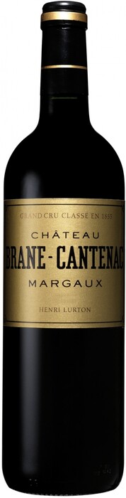 На фото изображение Chateau Brane-Cantenac, Margaux Grand Cru Classe AOC, 2008, 0.75 L (Шато Бран-Кантенак, 2008 объемом 0.75 литра)