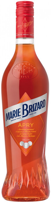 На фото изображение Marie Brizard, Apry, 0.7 L (Мари Бризар, Абрикосовый объемом 0.7 литра)
