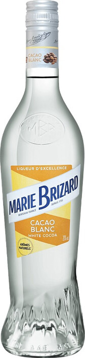 На фото изображение Marie Brizard, Cacao White, 0.7 L (Мари Бризар, Какао Уайт объемом 0.7 литра)