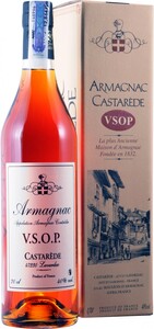 Castarede, Castarede VSOP, Armagnac AOC, gift box, 0.7 L