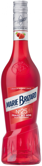 На фото изображение Marie Brizard Fraise des Bois, 0.7 L (Мари Бризар Земляничный объемом 0.7 литра)