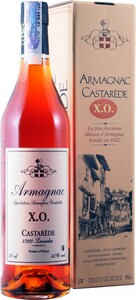Castarede, Castarede XO, Armagnac AOC, gift box, 0.7 л