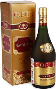 На фото изображение Cortel Napoleon, in gift box, 0.7 L (Кортель Наполеон, в подарочной коробке объемом 0.7 литра)