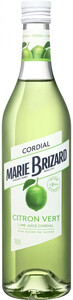 Marie Brizard, Lime Juice Cordial Syrup, 0.7 L