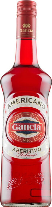 На фото изображение Gancia Americano, 1 L (Ганча Американо объемом 1 литр)