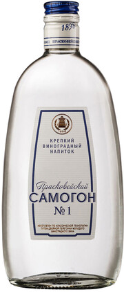 На фото изображение Прасковейский самогон №1, объемом 0.5 литра (Praskoveysky Samogon №1 0.5 L)
