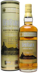 Benriach Sauternes Wood Finish, 16 Years Old, in tube, 0.7 л