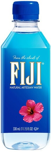 На фото изображение Fiji, PET, 0.33 L (Фиджи, в пластиковой бутылке объемом 0.33 литра)