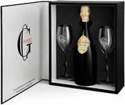 Gosset, Celebris Extra Brut Millesime 2002, Coffret with 2 glasses