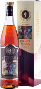 Російський коньяк Kizlyar cognac distillery, Lezginka, gift box, 0.5 л