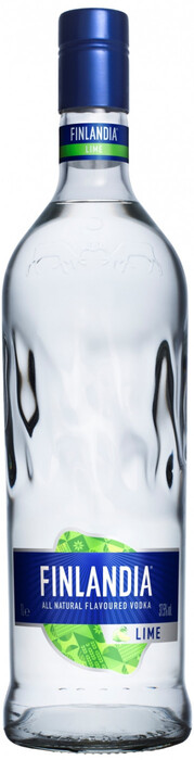 На фото изображение Finlandia Lime, 1 L (Финляндия Лайм объемом 1 литр)