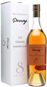 Darroze, Les Grands Assemblages, 8 ans dage, Bas-Armagnac, gift box, 0.7 л