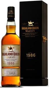 Highland Queen Majesty, 1986, wooden box, 0.7 L