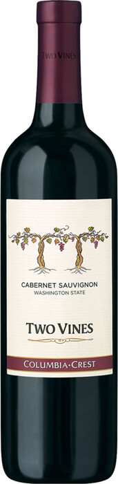 In the photo image Two Vines Cabernet Sauvignon, 2011, 0.75 L