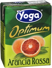 На фото изображение Yoga, Optimum Arancia Rossa, 0.2 L (Йога, Оптимум Красный апельсин, нектар объемом 0.2 литра)