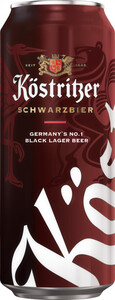 Немецкое пиво Kostritzer Schwarzbier, in can, 0.5 л
