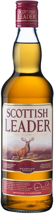 На фото изображение Scottish Leader, 0.5 L (Скоттиш Лидер в бутылках объемом 0.5 литра)
