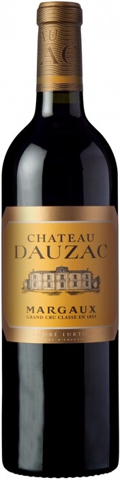 На фото изображение Andre Lurton, Chateau Dauzac, Margaux Grand Cru Classe AOC, 2010, 0.75 L (Шато Дозак, 2010 объемом 0.75 литра)