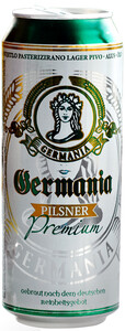Germania Pilsner, in can, 0.5 л