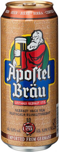 Фильтрованное пиво Apostel Brau, in can, 0.5 л